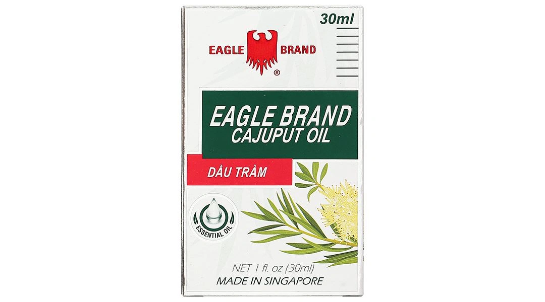 Dầu tràm Eagle Brand Cajuput Oil giúp làm ấm cơ thể, hỗ trợ điều trị cảm lạnh chai 30ml - 1